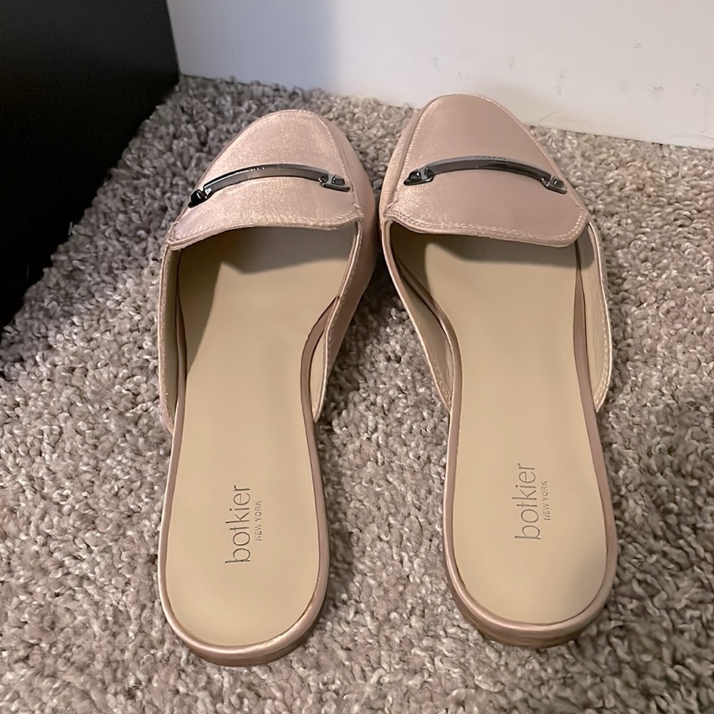 Botkier New York Clare Loafer Mule In Satin Pink - Picture 4 of 6